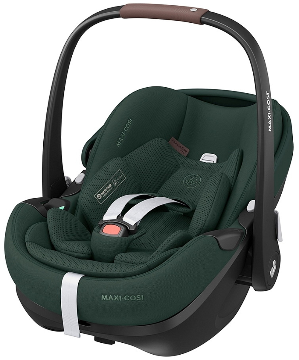 Коляска детская Maxi-Cosi Oxford Plus 3 в 1 с автокреслом Pebble 360 Pro Twillic Green 1978470110 Twillic Truffle/Трюфель
