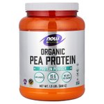 NOW Foods, Sports, порошок из органического горохового протеина, без добавок, 680 г (1,5 фунта)