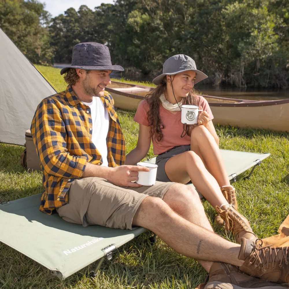 Раскладушка Naturehike XJC05, 190х65х15 см, до 150 кг, зеленая