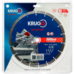Диск алмазный Турбо сегментный KRUGO MASTER 300х3,0х25,4х12mm, 81073000272