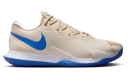 Мужские кроссовки теннисные Nike Zoom Vapor Cage 4 Rafa - Бежевый, небесный