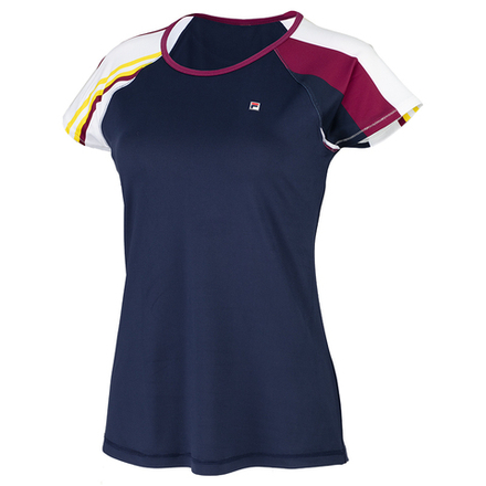 Женская теннисная футболка Fila T-Shirt Luisa - небесный