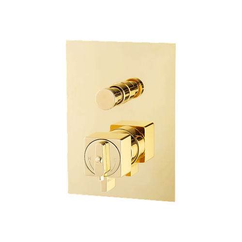Смеситель Migliore Kvant Gold 25406  для душа термостат встраиваемый с переключателем  , золото