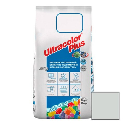 Затирка ULTRACOLOR PLUS №103 белая луна для швов с водоотталк. и антигриб. эффектом 2кг (MAPEI)