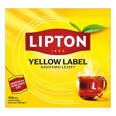 Чай Lipton Yellow Label в пакетиках, 100 шт., 200 г - Lipton