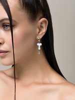 Серьги "Love Or Sex" White