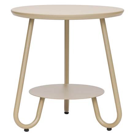 Столик Stian, Ø50 см, бежевый