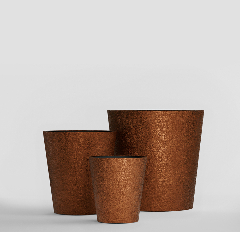 Кашпо, коллекция Surface, форма CRATER