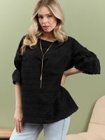 Блузка Милица-1 Виотекс ЧЕРНЫЙ -7