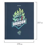 Дневник 1-11 класс 40 л., твердый, BRAUBERG, матовая ламинация, "Dragon", 107178