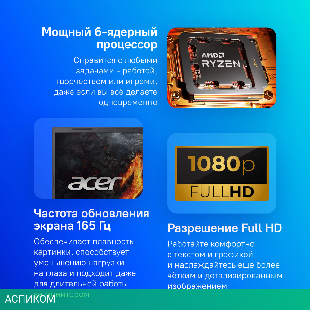 Ноутбук Acer Nitro V 16 ANV16-41-R22R