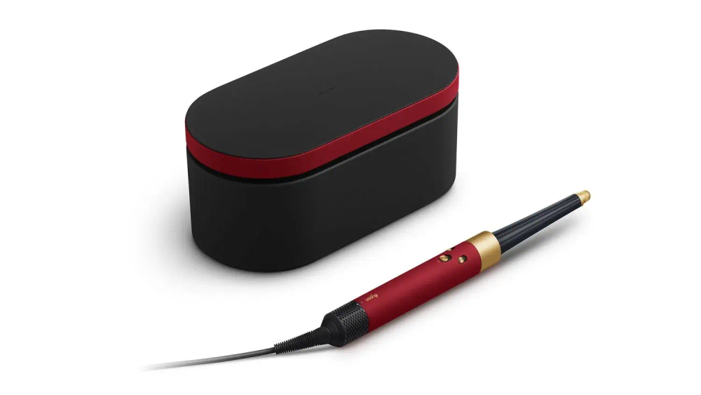 Стайлер Dyson Airwrap i.d. Long HS08 Straight+Wavy, красный бархат/золото (Red Velvet/Gold)