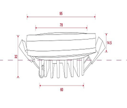 Встраиваемый светильник Maytoni Technical DL2001-L12W