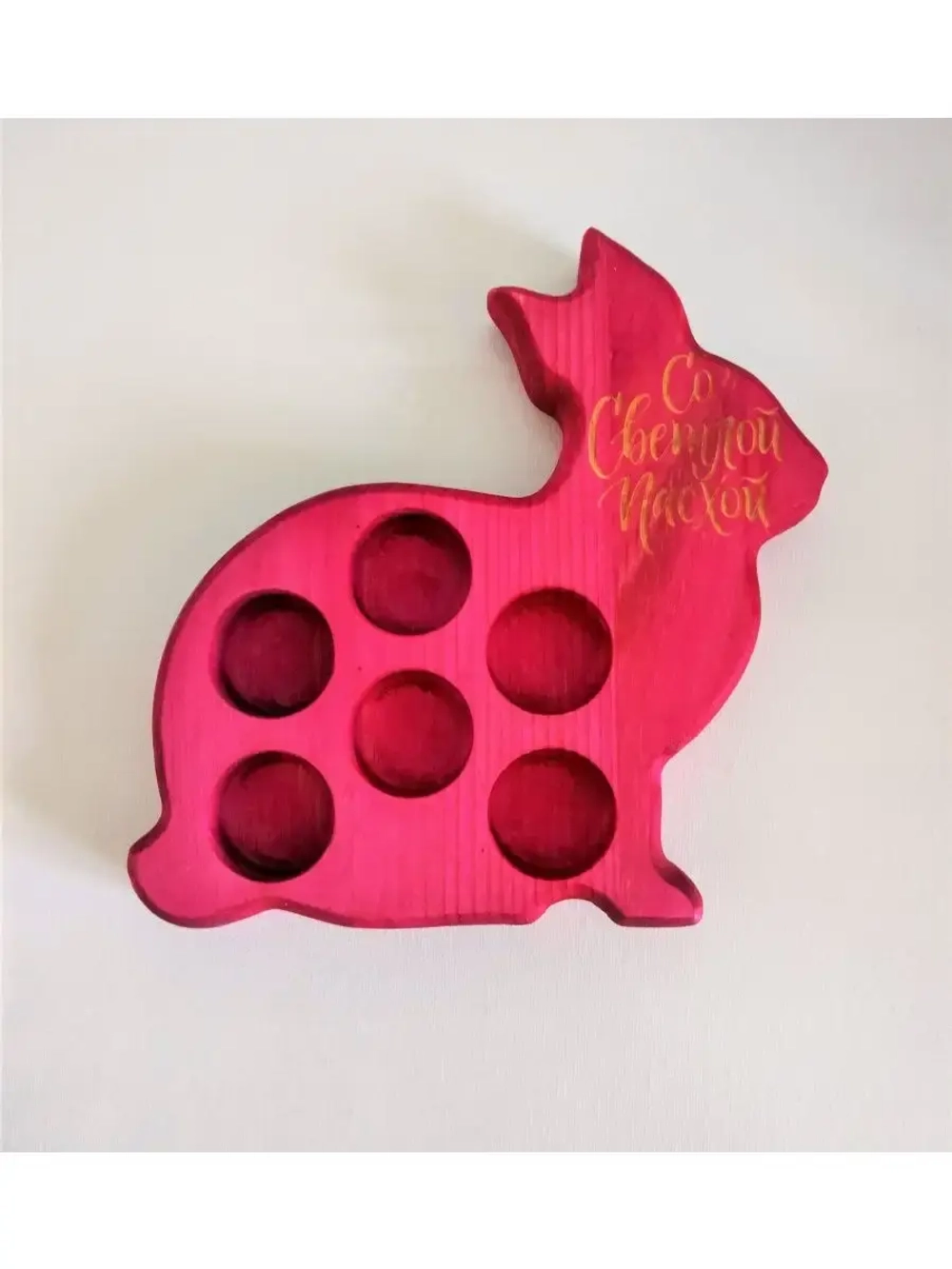 Подставка для яиц из  дерева. Кедровая