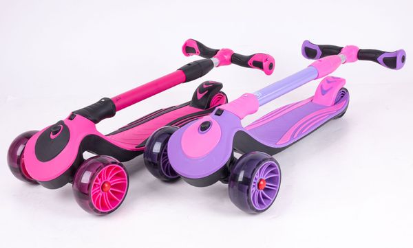Детский складной самокат TechTeam Buggy от 3 до 5 лет