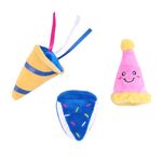 Набор из 6 мини-игрушек "Вечеринка" ZippyPaws