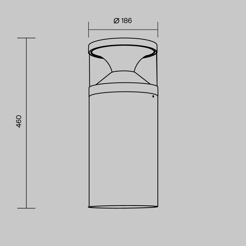 Уличный ландшафтный светодиодный светильник Maytoni   O496FL-L21B3K1