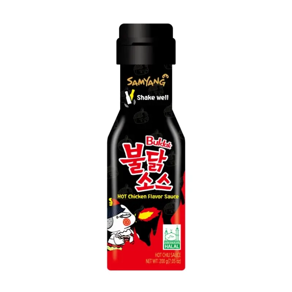 Острый соус со вкусом курицы "Hot Chicken Flavor Sauce Buldak" тм Samyang