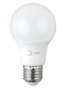 Лампочка светодиодная ЭРА LED E27 12 Вт A60 груша 6500К холодный белый свет набор 10 штук