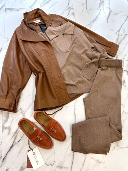 Кожаная куртка Yves Saint Laurent