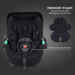 Детская коляска Rant Teo Soft 3 в 1 с автокреслом Evomax Black Cloud