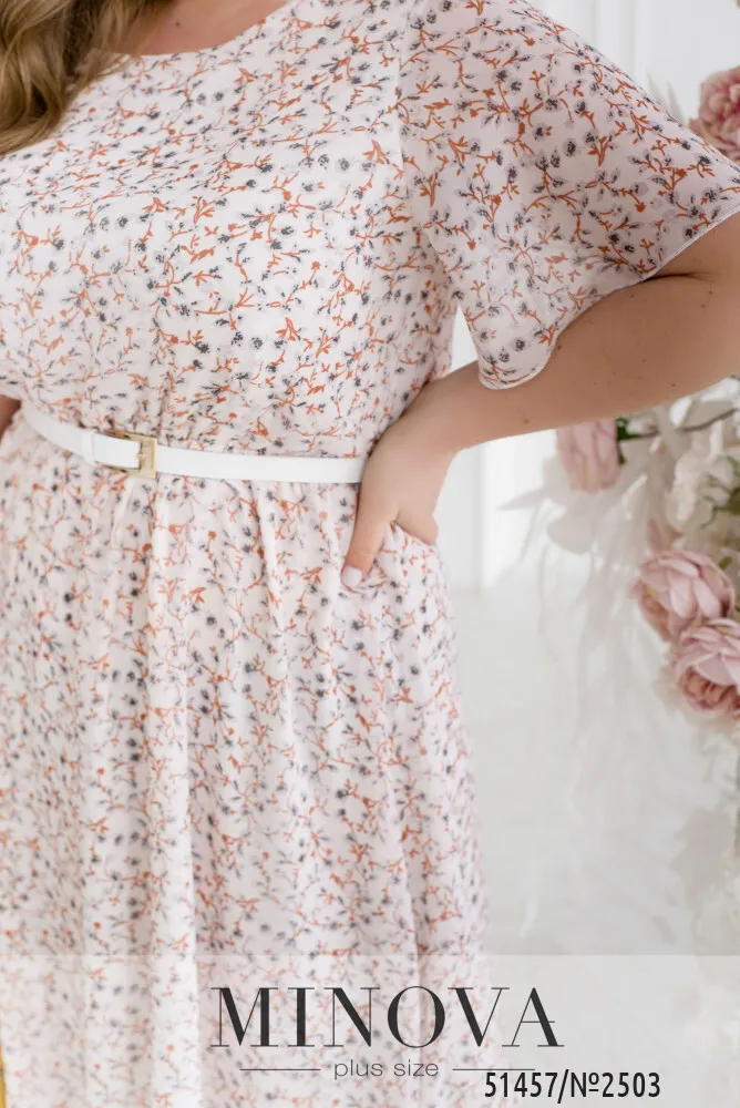 Платье 2503-кремовый Minova