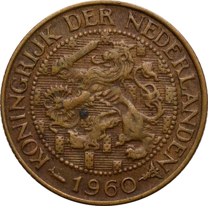 1 цент 1960 Суринам XF