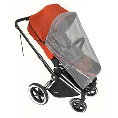 Универсальная москитная сетка на переднюю часть серая