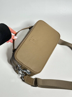 Сумка через плечо Hermes камера бэг зеленая