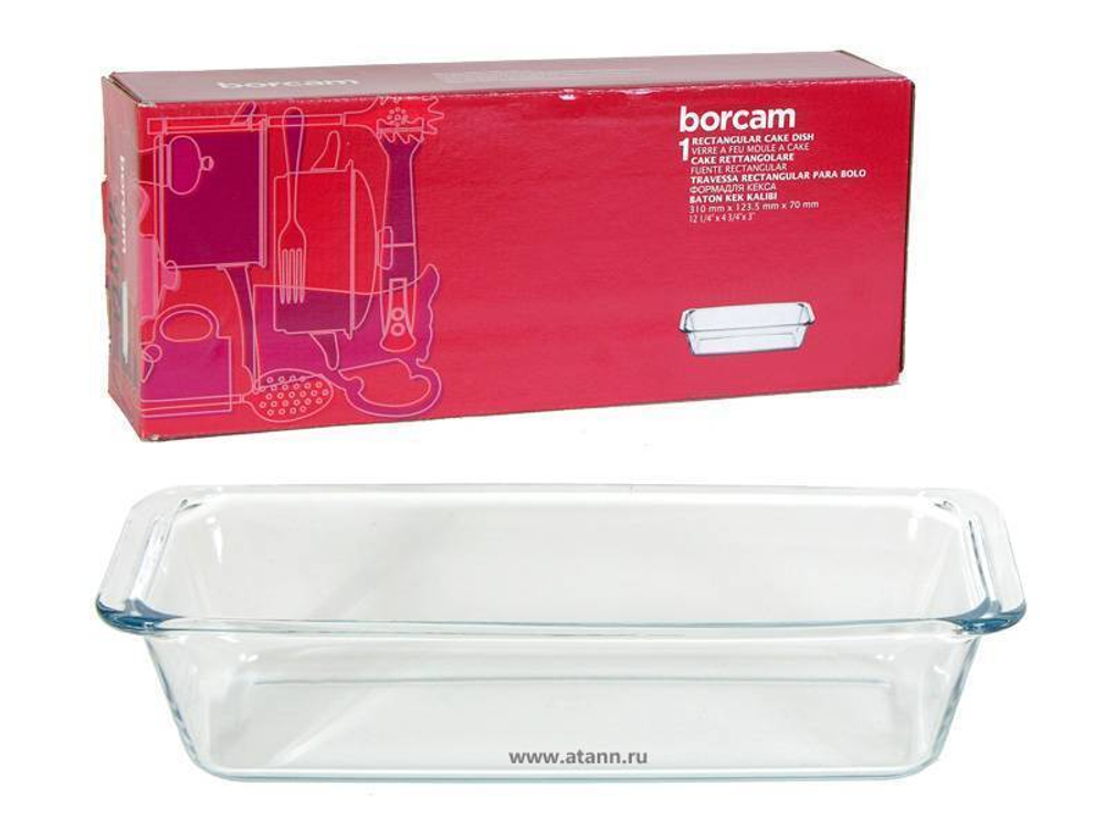Форма жаропрочная прямоугольная 310*125*70мм "Borcam"