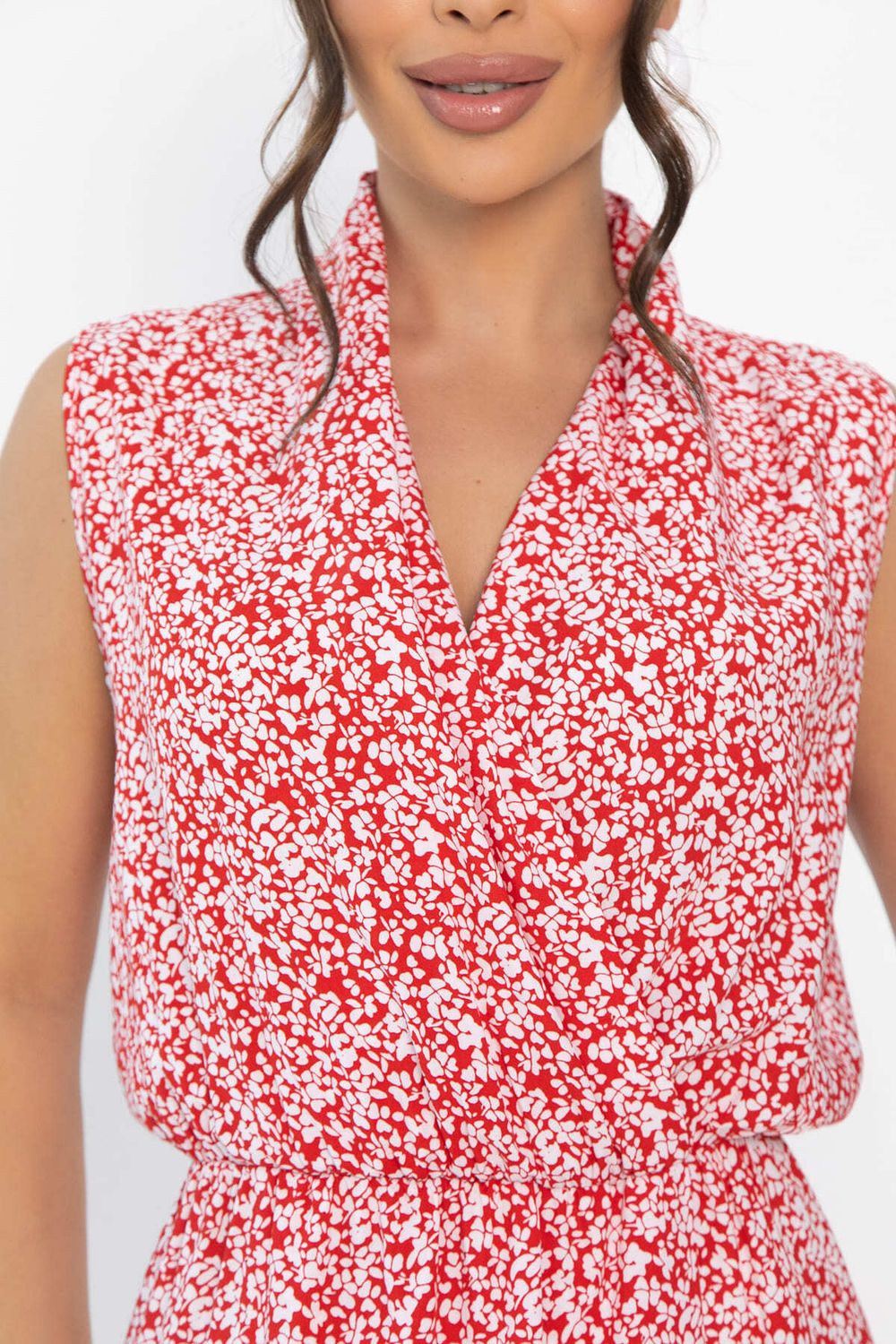 Платье Хьюми (красно-белое) П13935-35М LT Collection