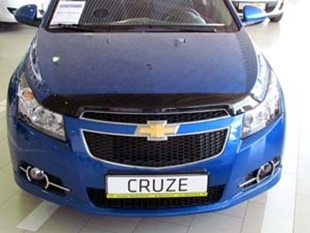 Дефлектор капота темный CHEVROLET CRUZE 2009-2015/DAEWOO LACETTI 2009-2011 Sedan, NLD.SCHCRU0912