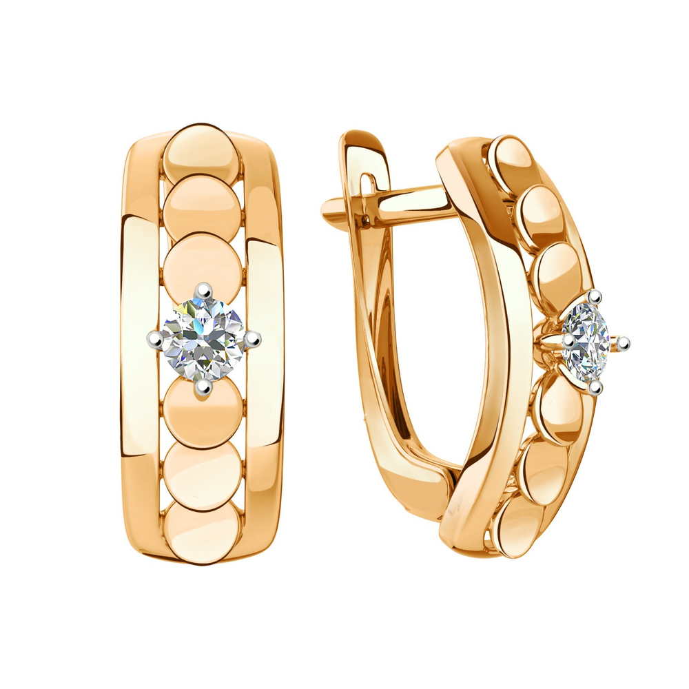 Серьги из золота 585 пробы