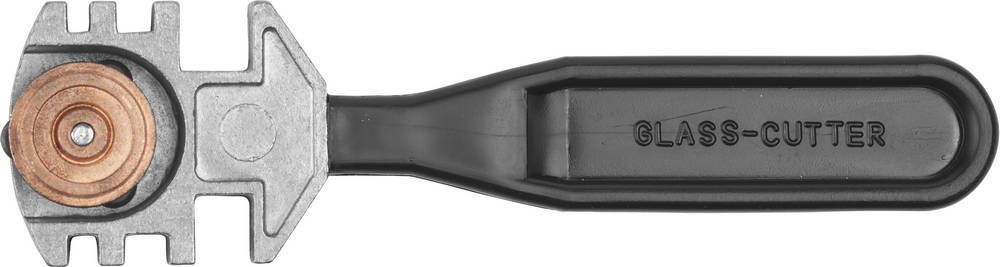 ЗУБР 3 режущих элемента, пластмассовая рукоятка, роликовый стеклорез (3360)