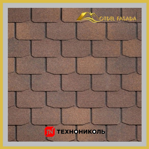 Гибкая черепица ТехноНиколь SHINGLAS МОДЕРН Плато 3 м2/уп (Однослойная)