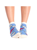 Носки медицинские мужские Babushka, "Белые киты", голубой, 41-45