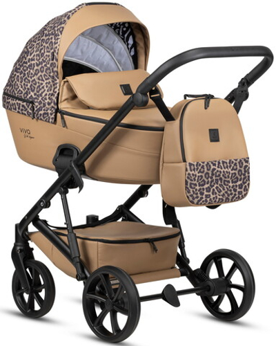 Детская коляска Tutis Viva 6 Plus Wild Elegance 2 в 1 1612323 Savanna Brown