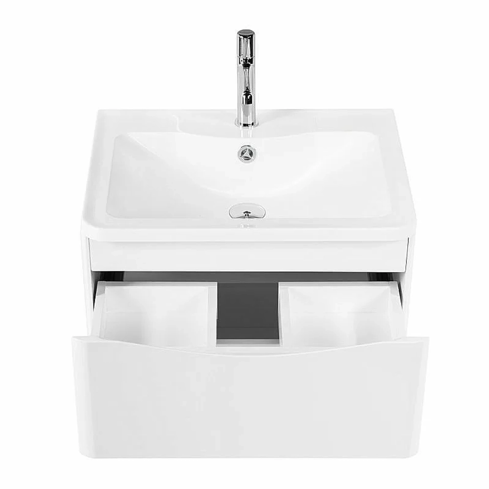 Тумба с раковиной BelBagno ACQUA 2C SO 120 Bianco Lucido