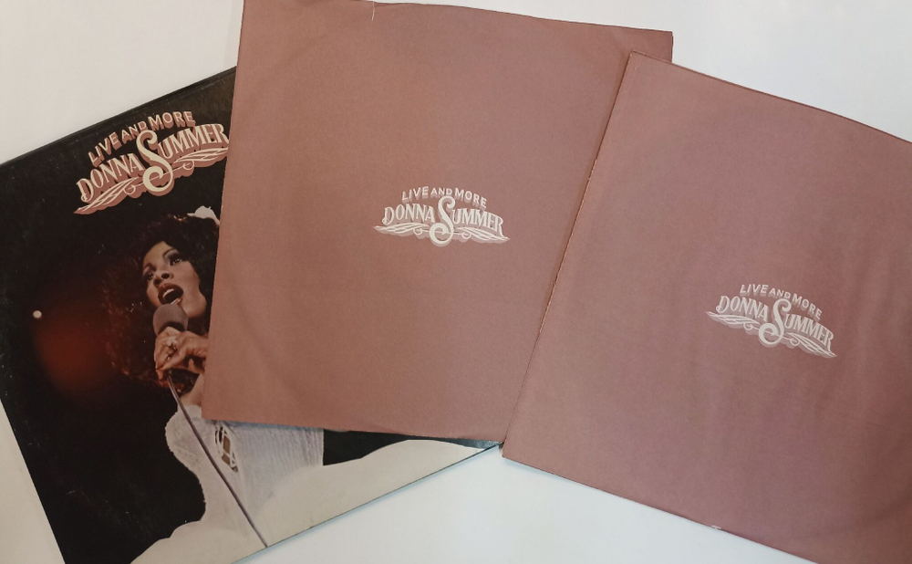 Винтажная виниловая пластинка LP Donna Summer Live And More 2LP (USA 1978)