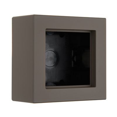 Коробка для накладного монтажа 1-местная LIREGUS EPSILON PMD-001.E/ON31, коричневый матовый