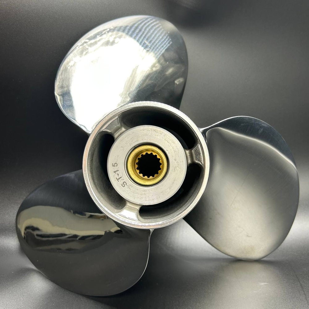Гребной винт Yamaha 60-140, F70-F130 Stella (3x13 1/2x15) (Сталь) (Polastorm)