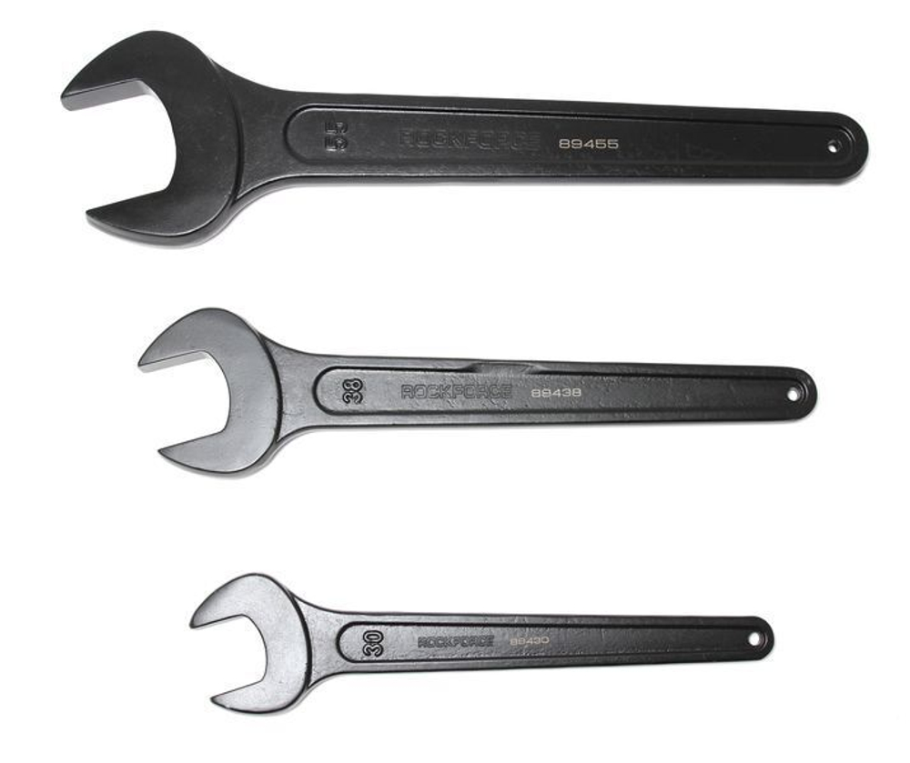 Ключ рожковый ударный односторонний удлиненный 80мм (L-485мм) RockForce##Rock FORCE RF-89480