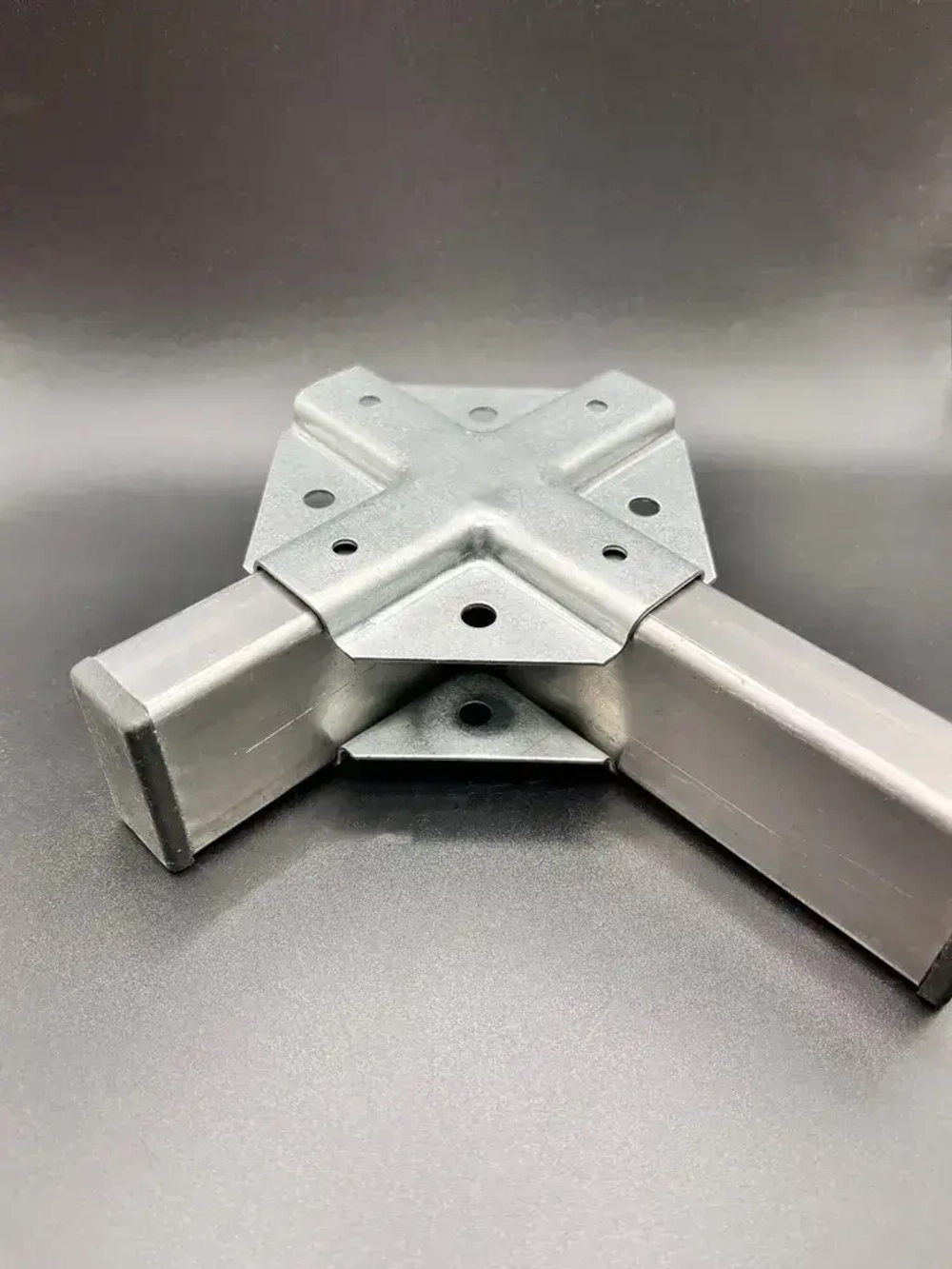 Краб-система Х-образный для труб 20х20мм, подойдет и под 40х20мм, подходит для теплицы и стеллажа, 10 пар- толщина металла 1.2мм