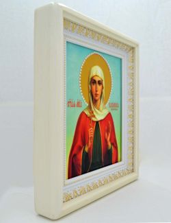 Икона Василиссы Никомидийской ручной работы.