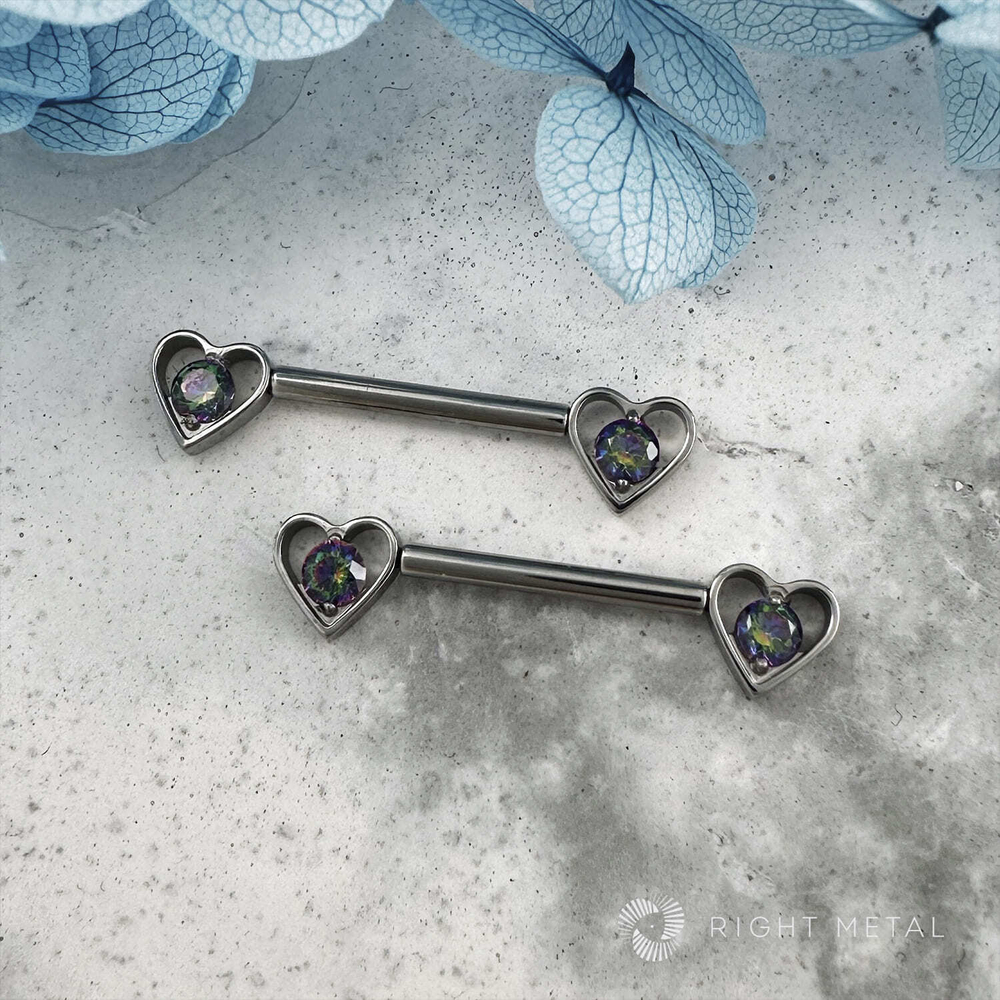 Штанга Love Mini Mystic Topaz Б/Р 1.6мм