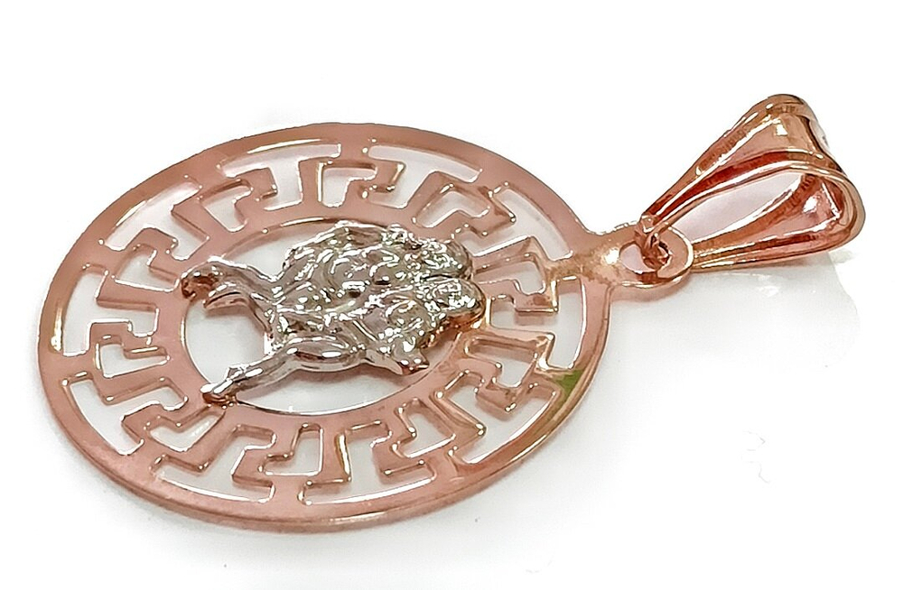 Ювелирная подвеска из серебра с позолотой Близнецы