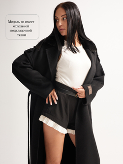 Длинное демисезонное пальто бренда Di"Anna