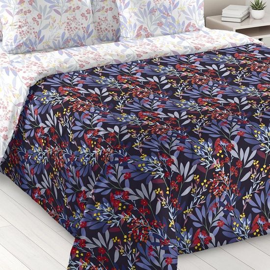 Полуторный комплект постельного белья Ночной полет поплин