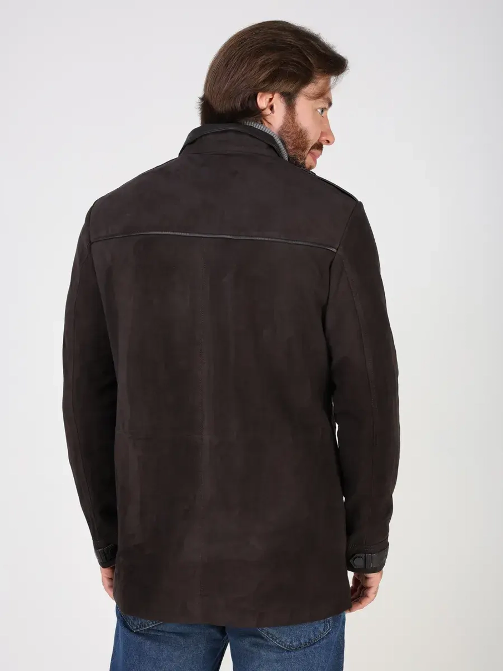 Кожаная куртка демисезонная пальто замша