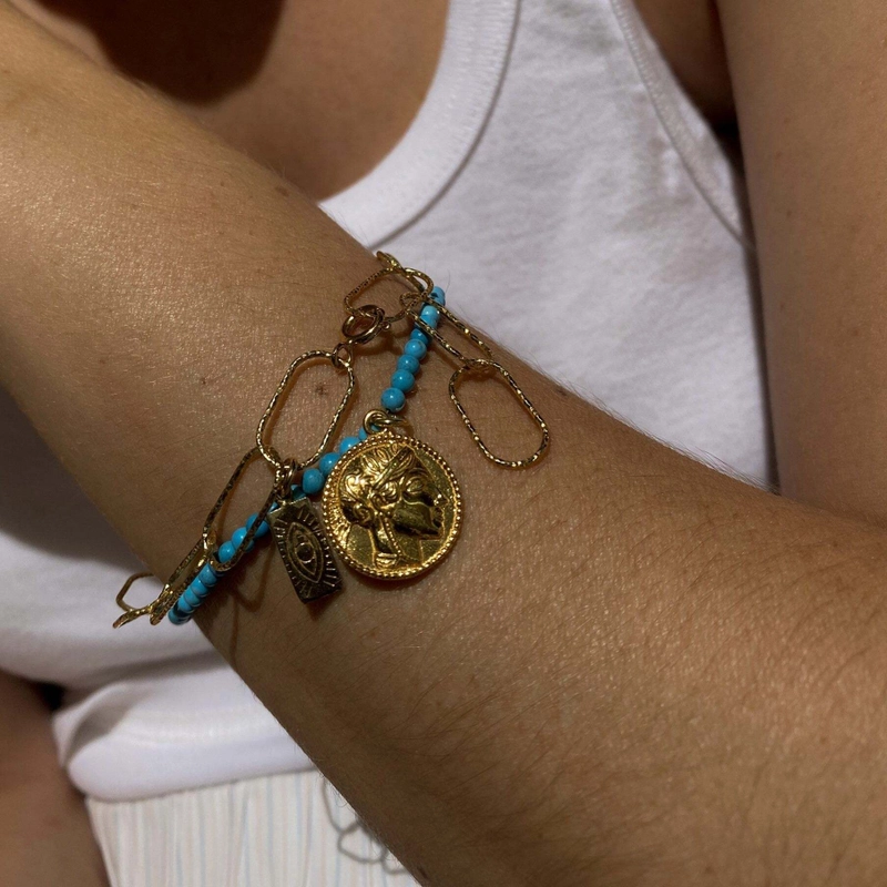 Браслет Афина – Бирюза